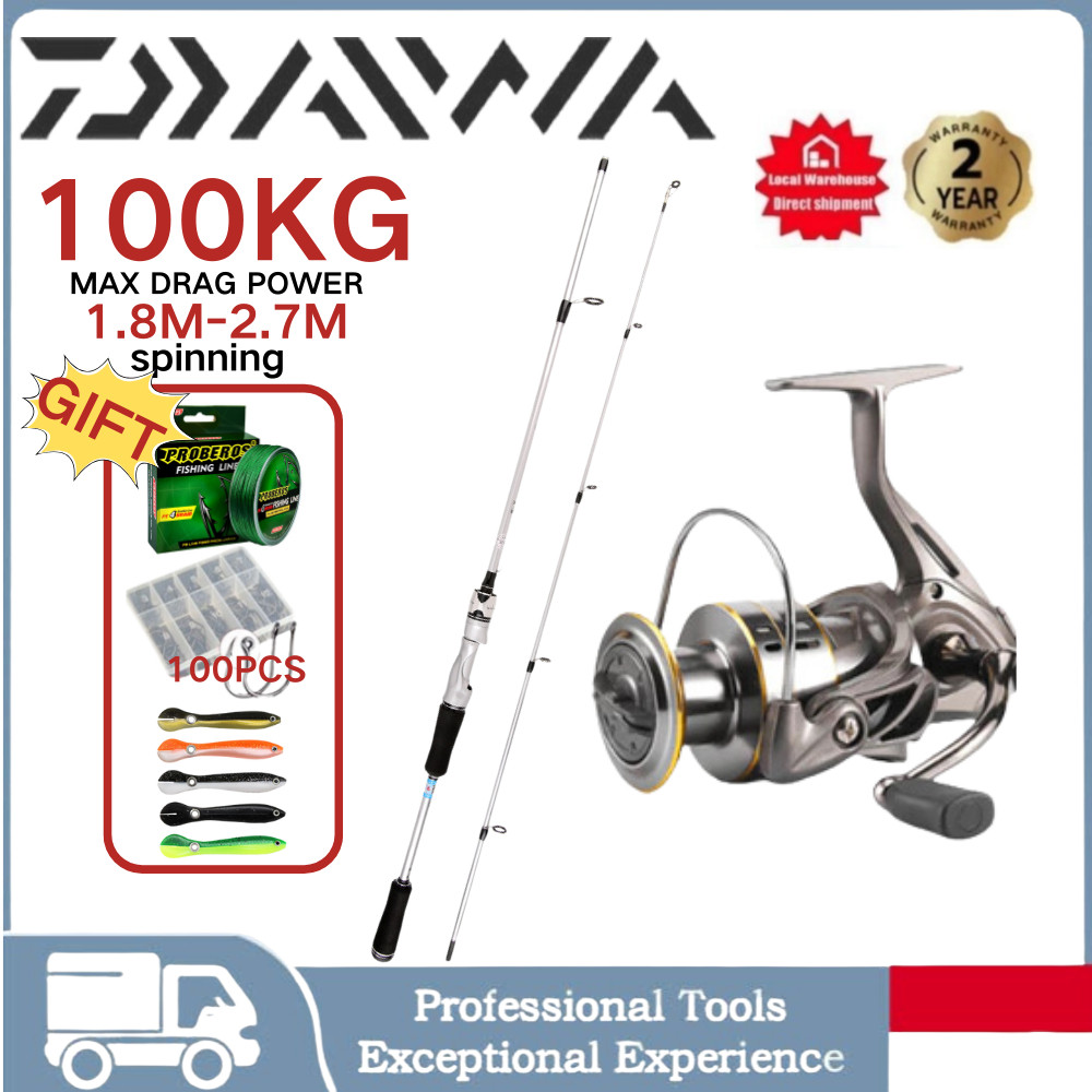 DAIWA Joran Casting 1 Set Reel Pancing 1000-7000 Power Handle Reels Daiwa Joran 1.65m-2.7m bc Murah