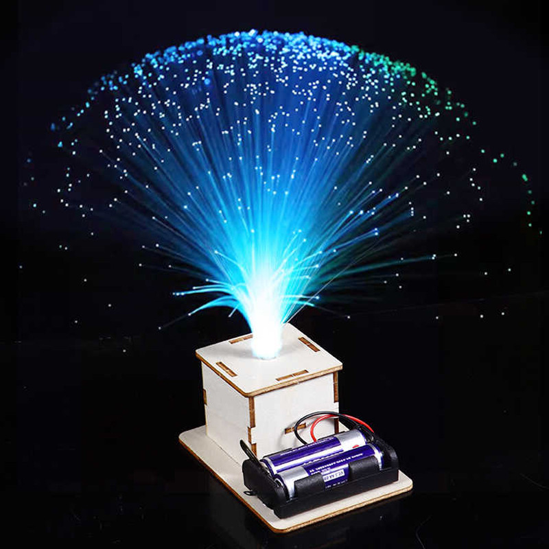 

Science Experiment Toy DIY Colorful Fiber Optic Light Science Popularization Puzzle Toy Handmade Material Technology Production