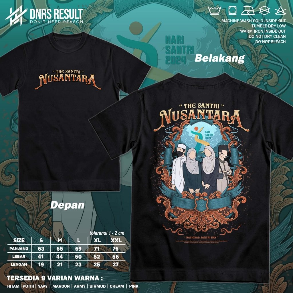 Kaos Hari Santri Nasional 2024 The Santri Nusantara - Baju Pondok Islam Religi