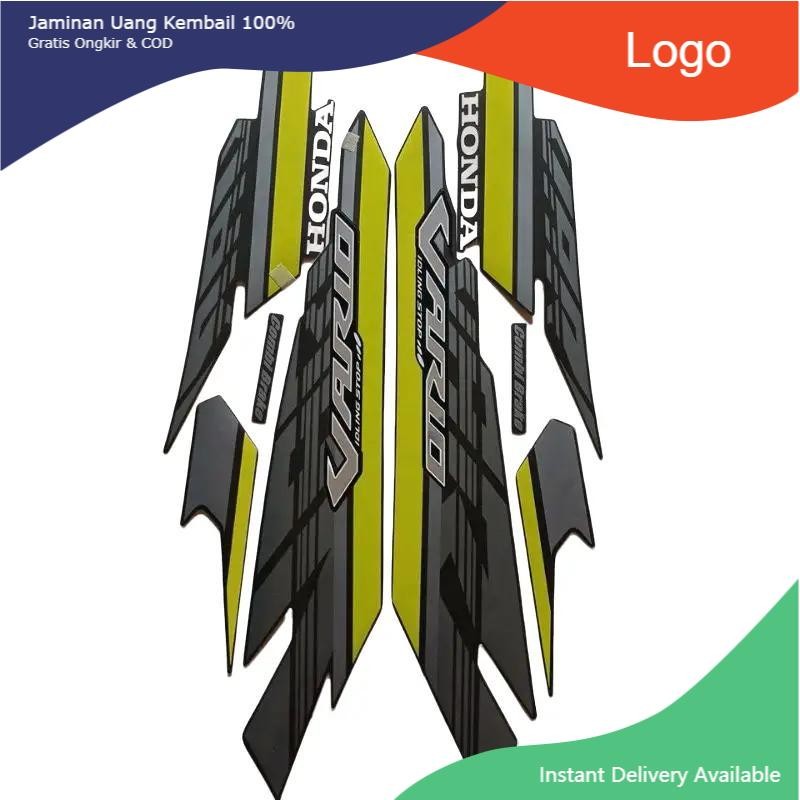 Stiker Striping Motor Honda Vario Techno 125 ISS 2017 Full Body Motorcycle