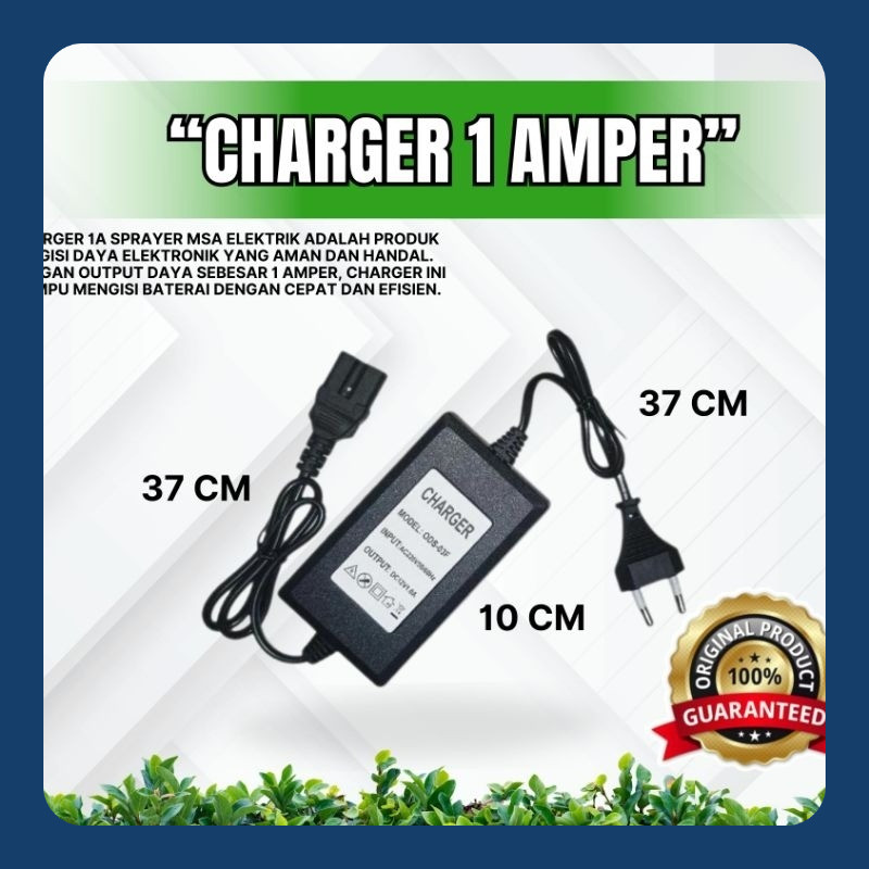 CHARGER 1A SPRAYER MSA ELEKTRIK { Charger sprayer elektrik }