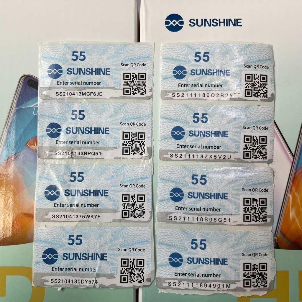 

New Fast Send Picture Sunshine Cuts QR Code Recharge 55 Cut Times RL-870C SS-890C Pro Max Mini Cutting Sunshine Machine Plotter