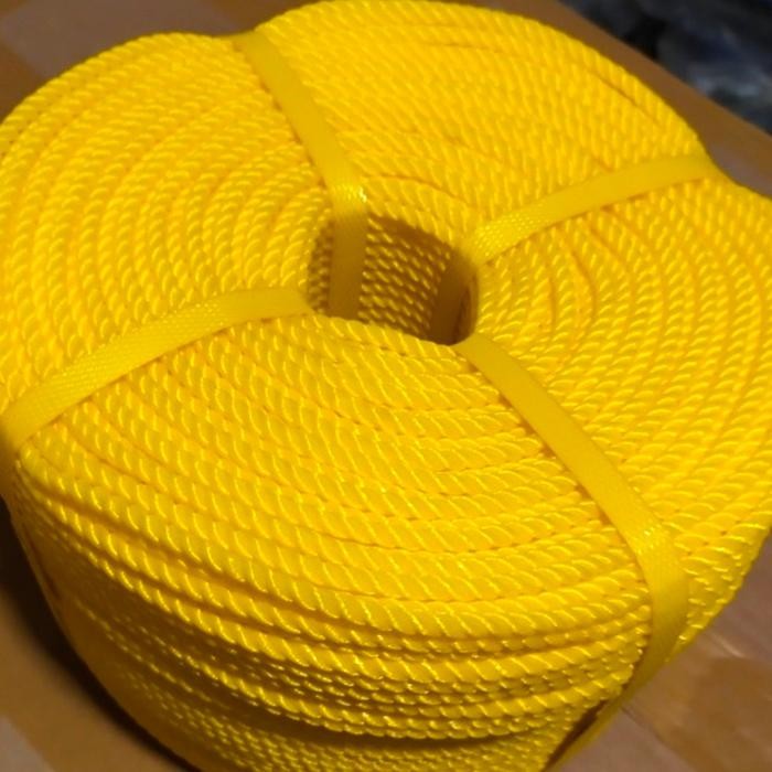 Tali tambang plastik 6 mm PerRoll - Tambang Plastik ukr 6 mm - Putih