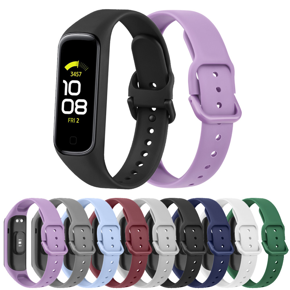 Silicone Watch Strap for Samsung Galaxy Fit 2 Band Bracelet Replacement Sport Smartwatch Watchband f
