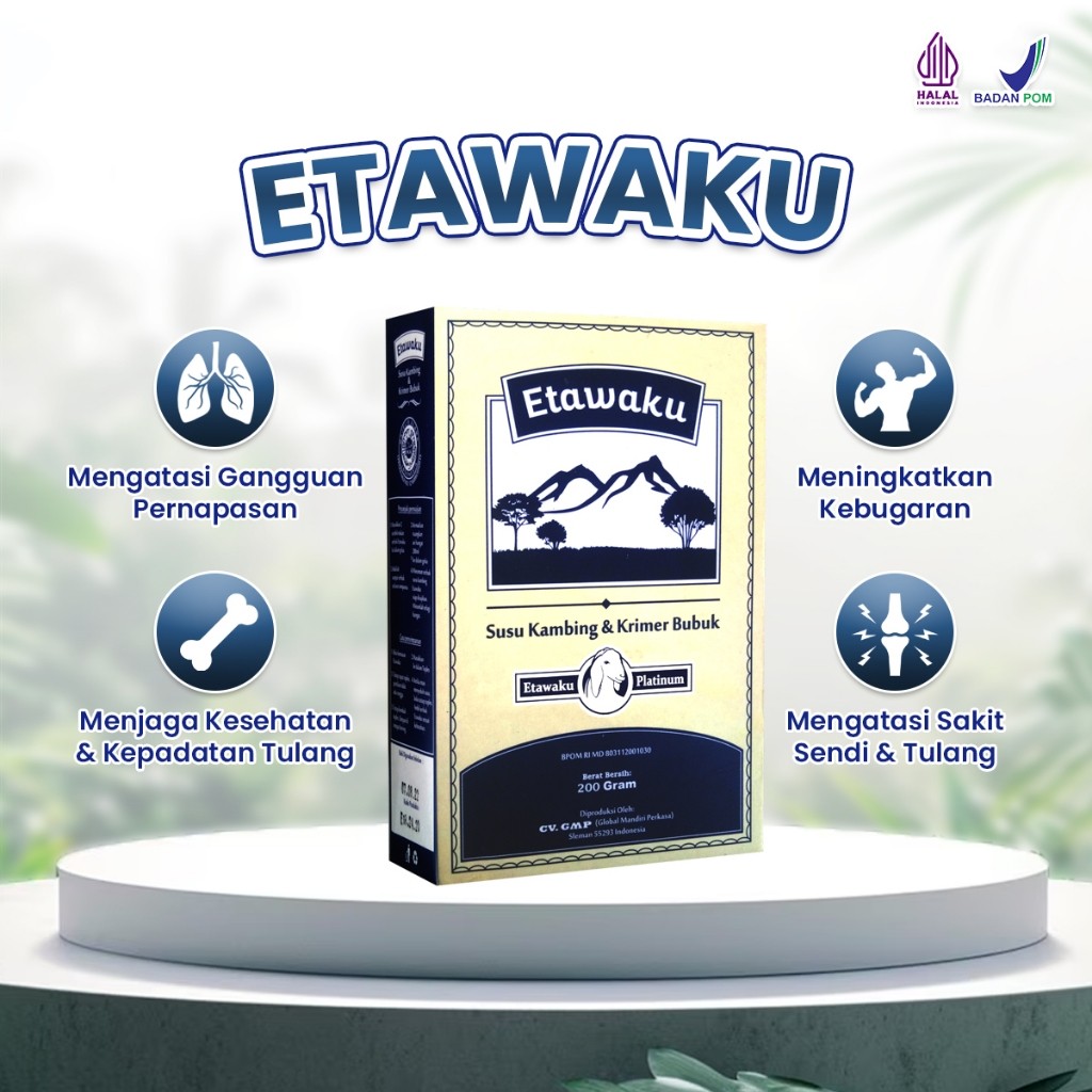 

Etawaku Platinum – Susu Kambing Etawa Orginal Untuk Paru-Paru dan Sesak Nafas