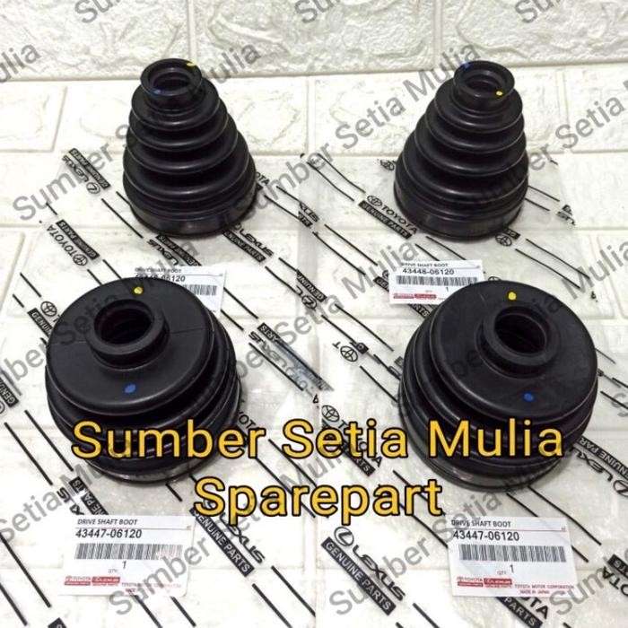 STOK BARU Karet Boot As Roda Luar Dalam Toyota Camry ACV30 2.4cc Th 2002-2006 Ori 2set