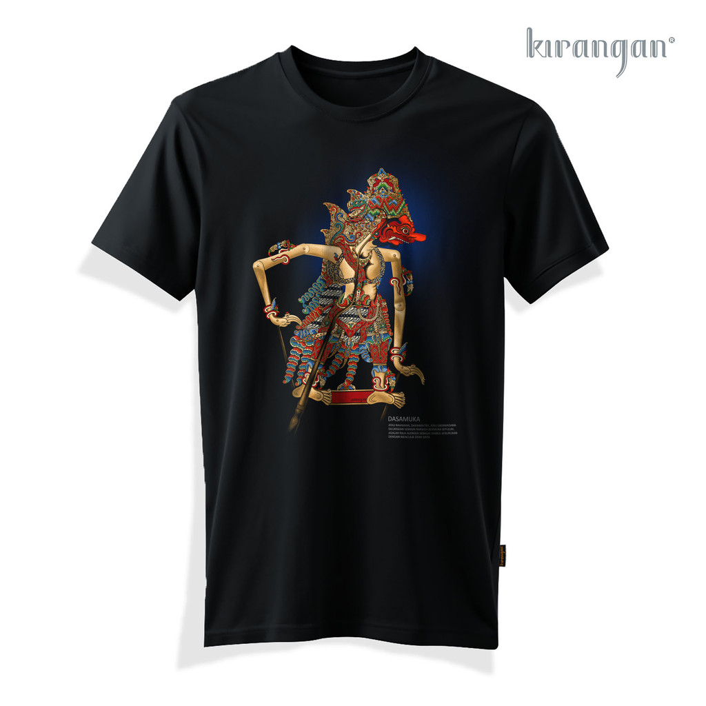 Kaos Kirangan Tradisional Wayang Rahwana Dasamuka