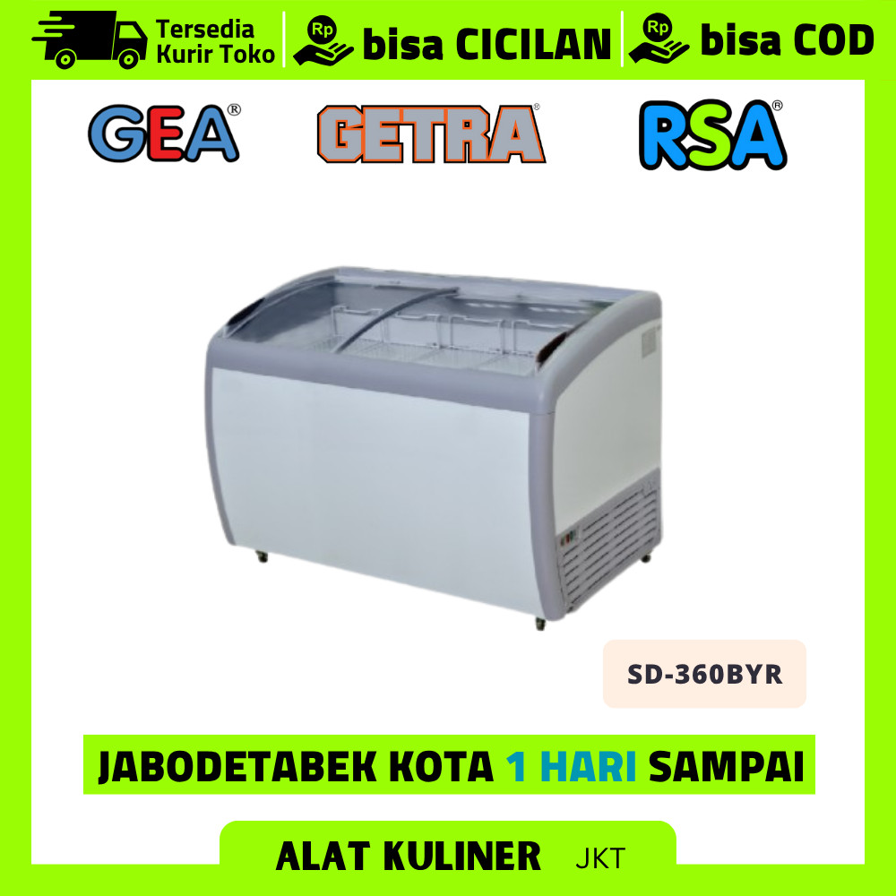 Showcase Pendingin Minuman GEA SD-360BYR Kulkas Pendingin Kapasitas 360 Liter