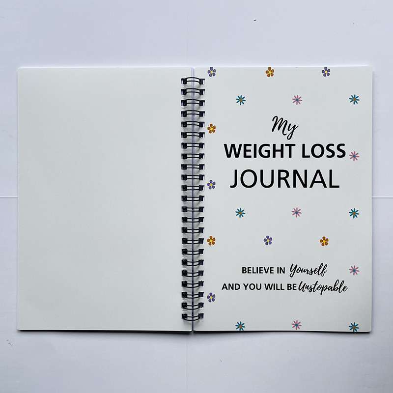 

Bview Art Weight Loss Planner & Journal - Fitness Diet Tracker Notebook for Goal Setting, Healthy Lifestyle Organizer