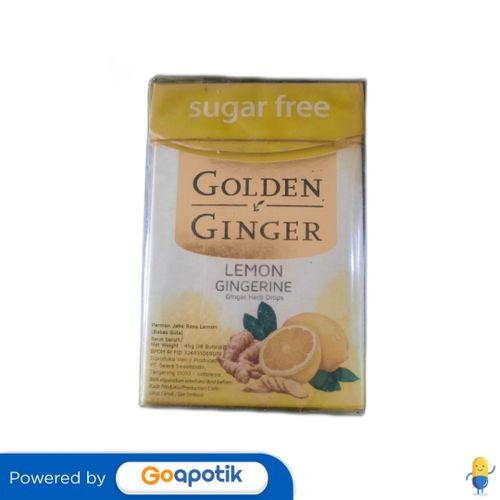 

Golden Ginger Fliptop Sugar Free Lemon Gingerine 45 Gram