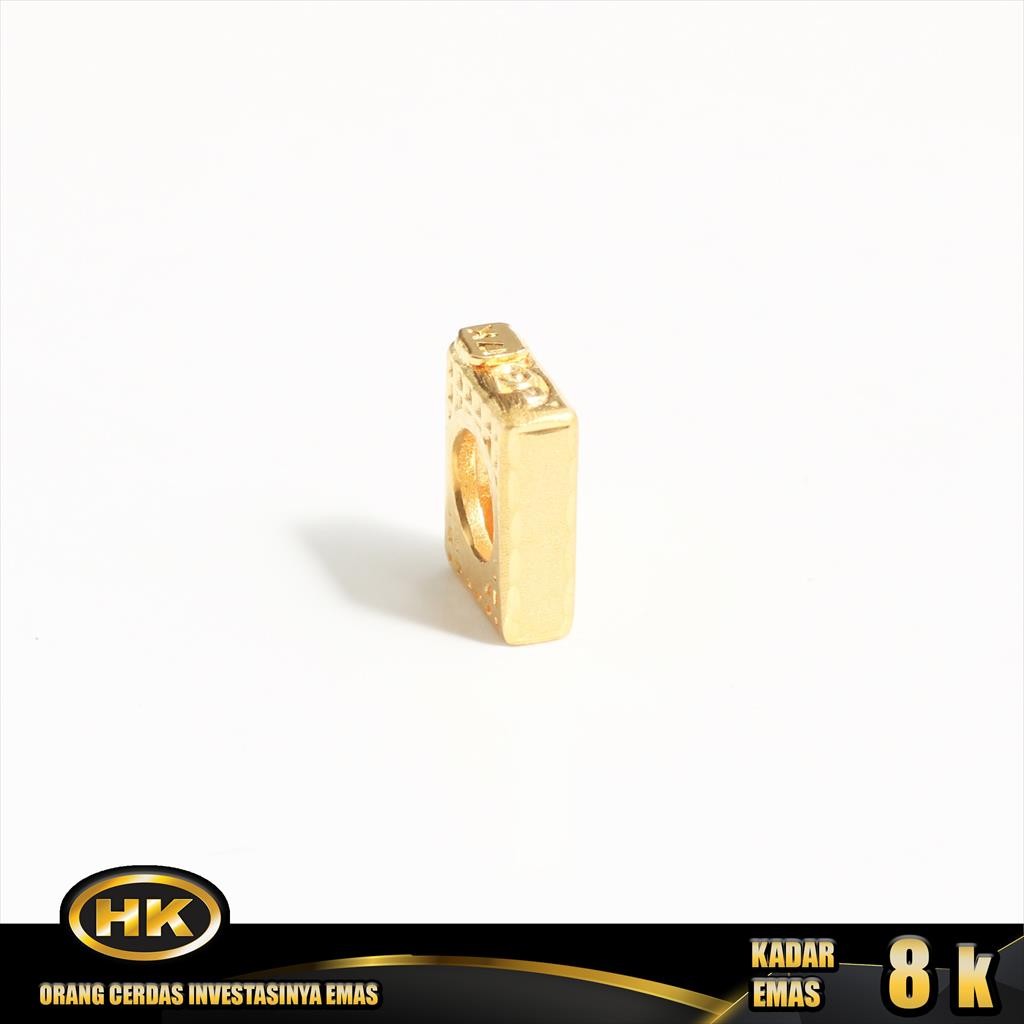 HK Mustika Gold - Liontin Emas 8K - HURUF I