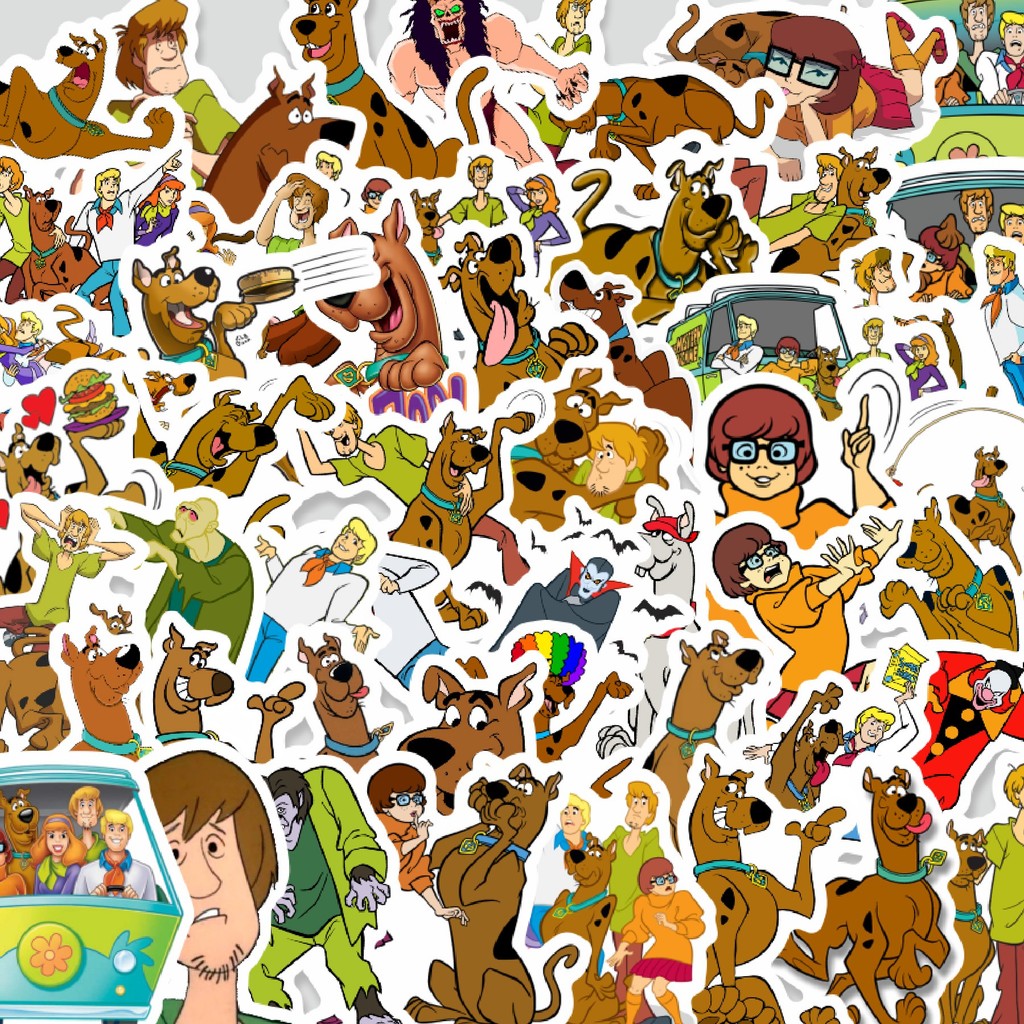 

Stiker Cutting Pack Sticker Kartun Scooby Doo Sticker Isi 100Pcs Series Aesthetic Lucu Keren Untuk Koper Bahan Vynil