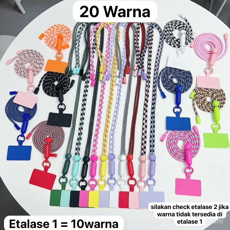 

LANYARD / TALI NAGITA BATIK BISA PANJANG flash sale PENDEK (UNIVERSAL)20 WARNA