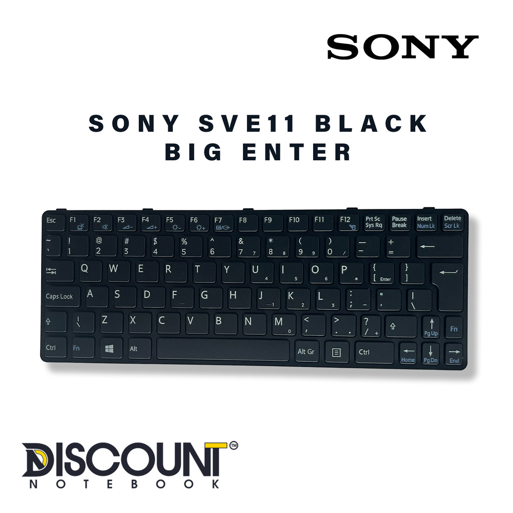 KEYBOARD SONY SVE11 BLACK BIG ENTER