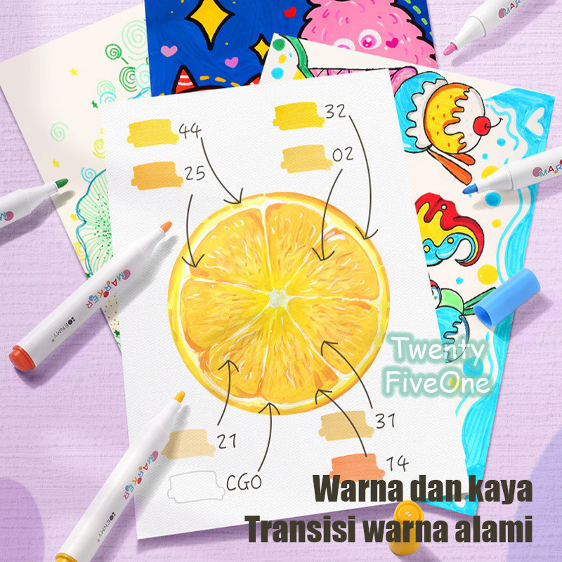 

D3W! Pen Penunjuk Akrilik Untuk Kantong Lukisan Acrylic Marker Pen Safe And Non-Toxic Graffiti