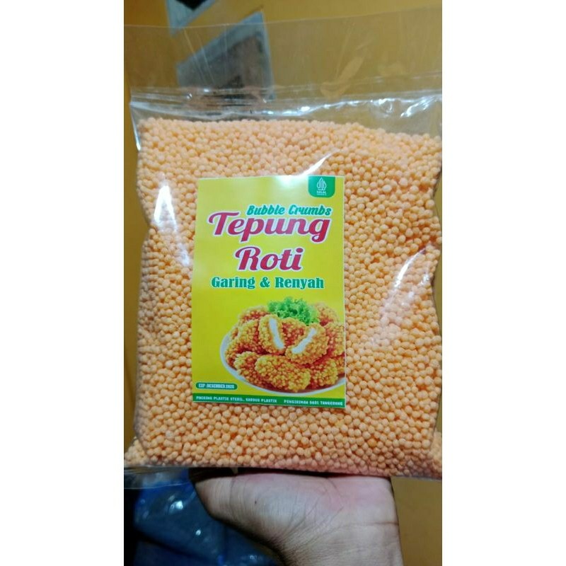

paket 1kg bubble crumb nuget/tepung roti bulat/bubble breadcrumb/tepung roti crispy
