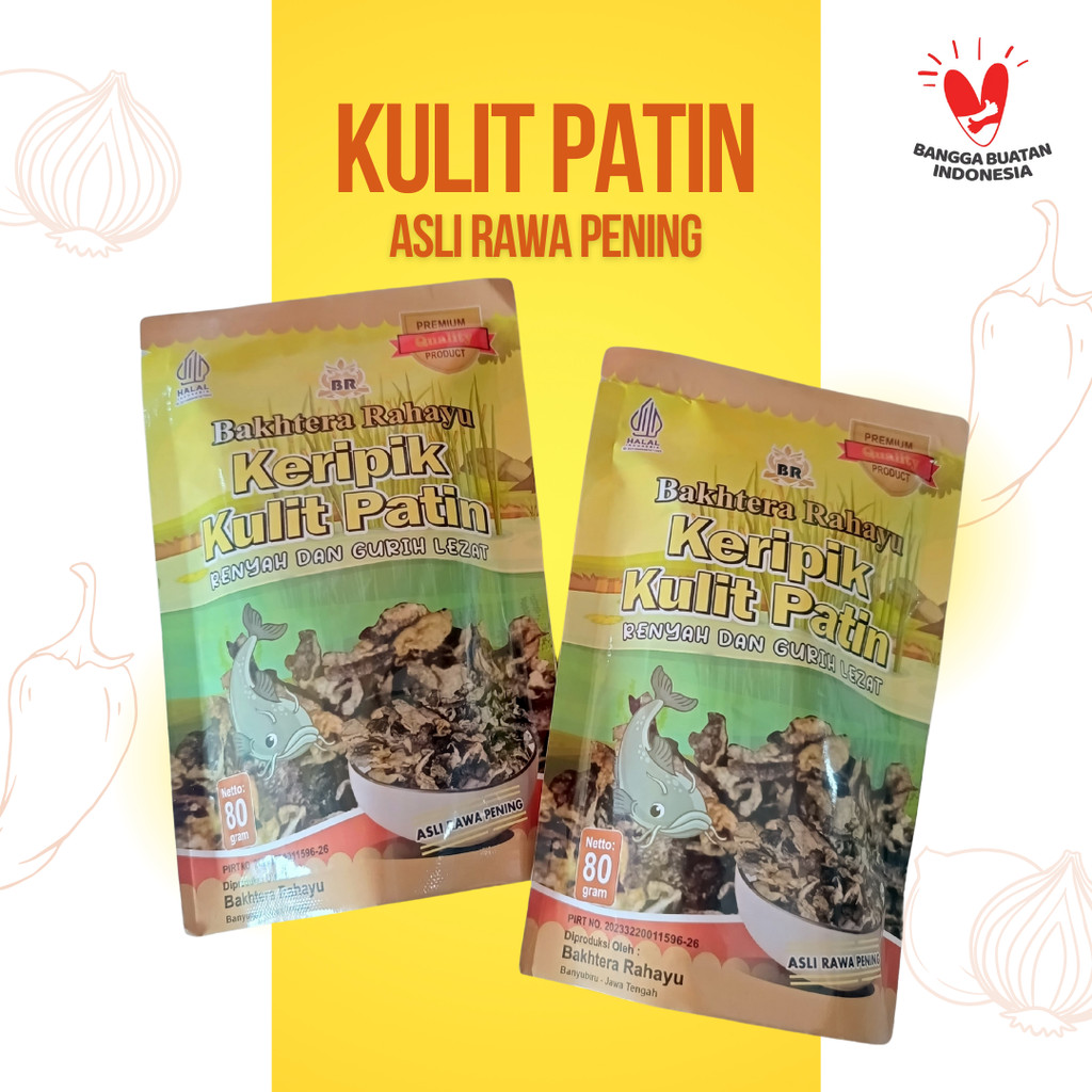 

Keripik Kulit Ikan Patin Crispy Renyah Snack Fish Skin Cemilan Bahktera Rahayu 80gr