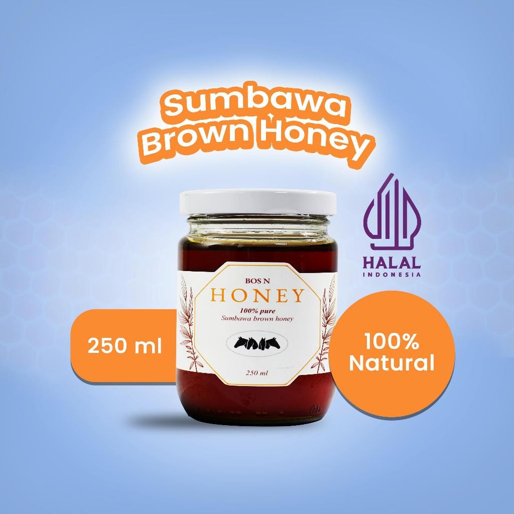 

Madu coklat BOS N 250ml – 100% Madu Hutan Asli