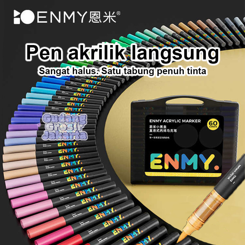 

Akrilik Pen Langsung Cairan Kotak Hitam Kecil Anak-anak Lukisan Mahasiswa Dedicated Waterproof