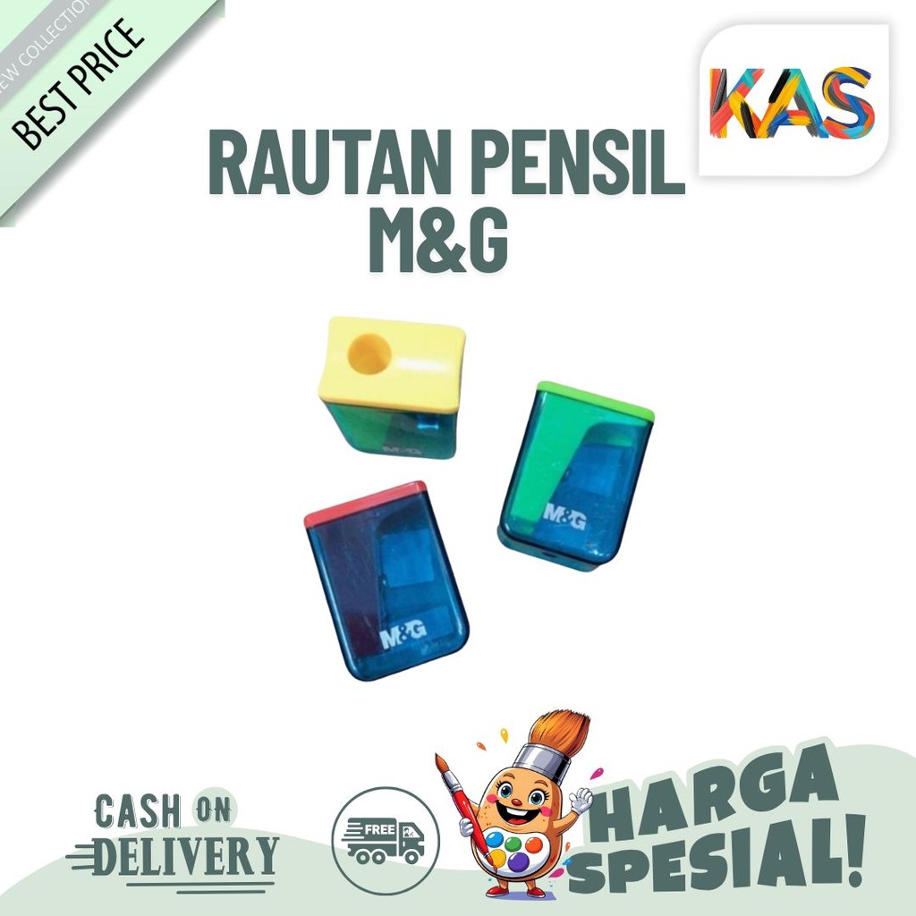 

Rautan Pensil M&G APS912C3 Single Hole Pencil Sharpener Peruncing - SATUAN
