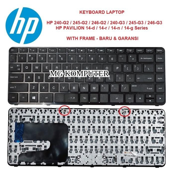 Keyboard Laptop HP Pavilion 14-d003au 14-d004ax 14-d006tu 14-d008au