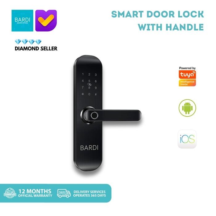 

NG BARDI Smart Home Door Lock Handle RFID Fingerprint Waterproof IP54 CBGNG