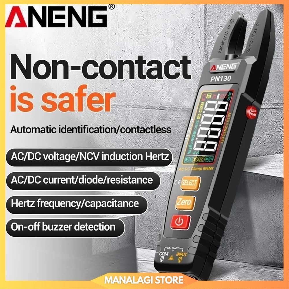 ANENG Clamp Meter Digital Multimeter Multitester VA Screen 1250mAh - PN130