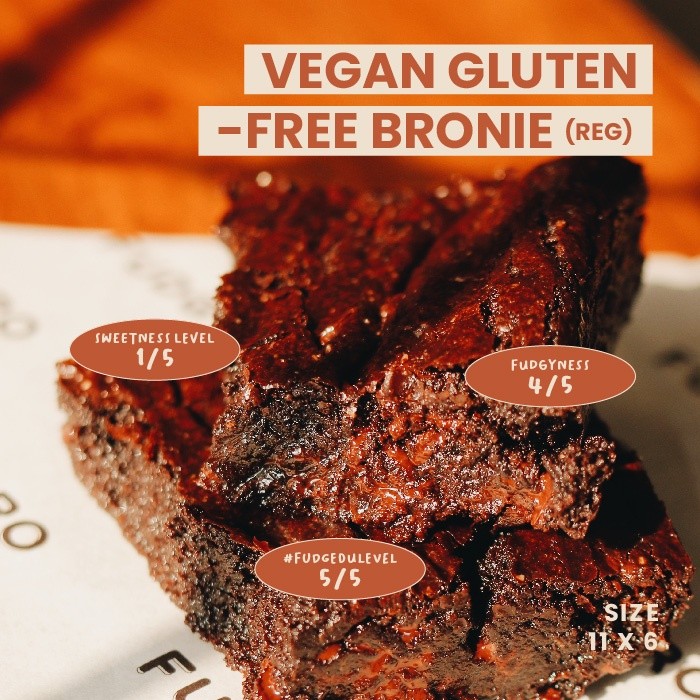 

Vegan & Gluten-Free Double Dark bronie reguler size
