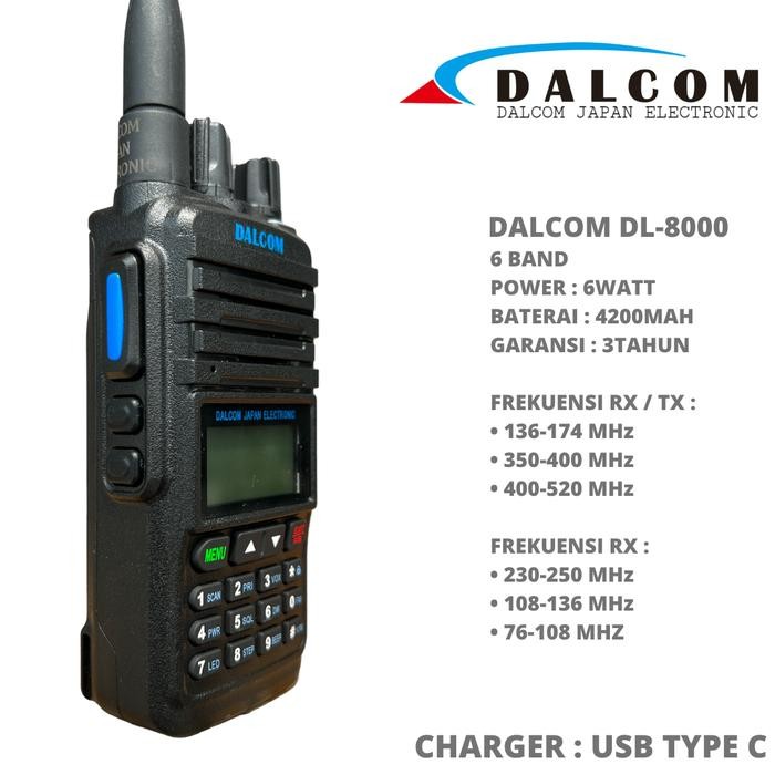 ht dalcom japan dl-8000 ht handy talky ht vhf dan ht uhf