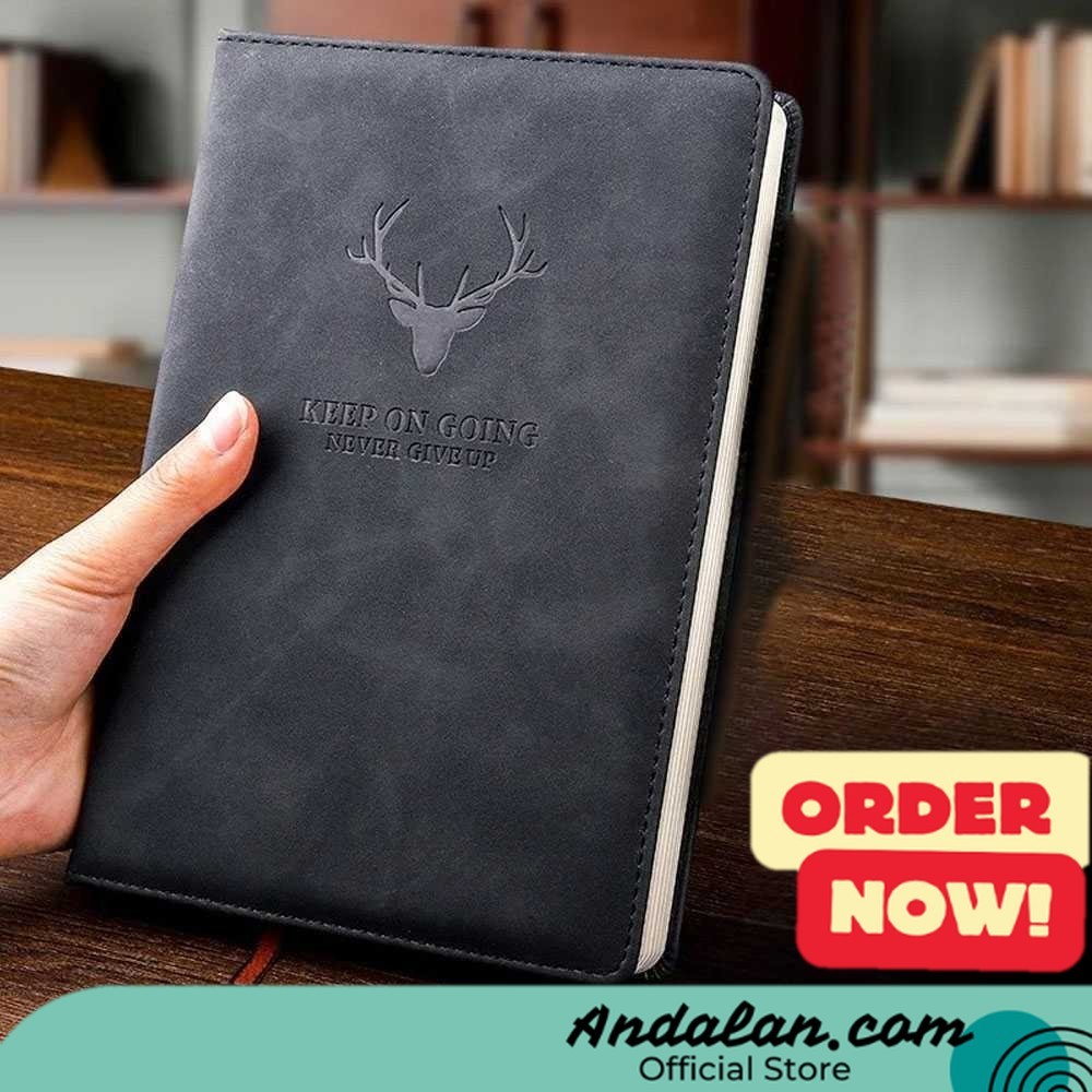 

Toddi Buku Jurnal Leather Notebook Diary 68GSM 200 Halaman Grid - CW-5026