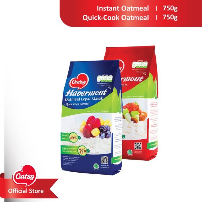 

OATSY Special Mix Pack ( OATSY Instant & OATSY Quick Cook 750g) Terlaris