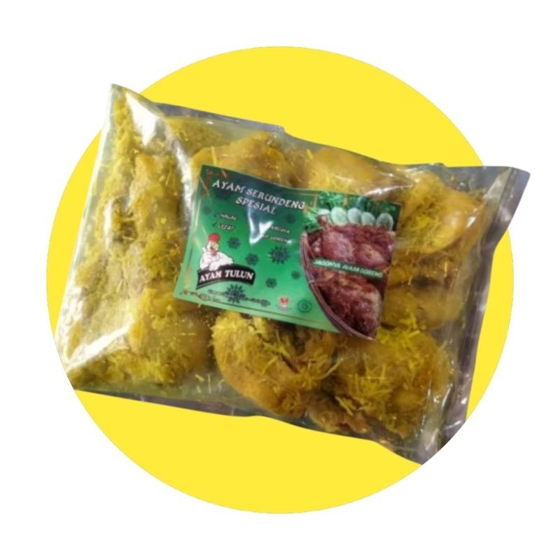 

Ayam Serundeng Tulun Spesial /Ayam serundeng Enak/ Ayam Serundeng Tulun - Isi ±6 Potong | Siap Goreng | Rasa Rumahan, Tanpa Pengawet