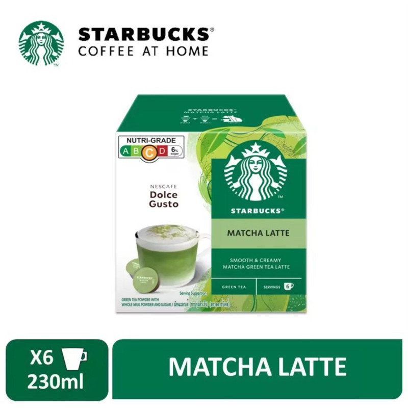 

Nescafe Dolce Gusto NDG Starbucks Matcha Latte Green Tea Capsule