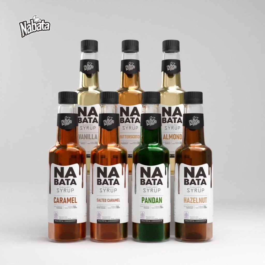 

Syrup NABATA Premium All Varian 750 ml Sirup Flavoured Minuman Bartender Kopi Aneka Rasa For Coffee