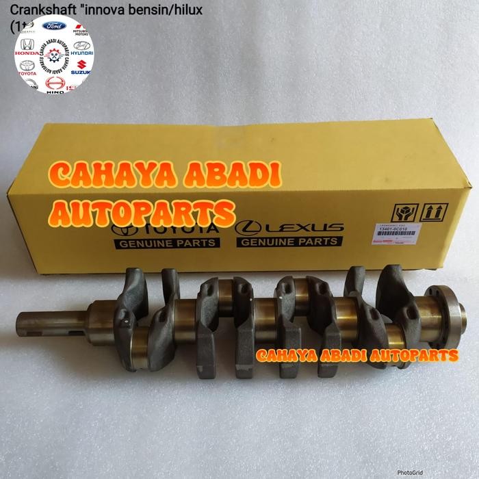 CRANKSHAFT ASSY KRUK AS AS KRUK TOYOTA INOVA BENSIN/HAILUX( 1TR ) TOP