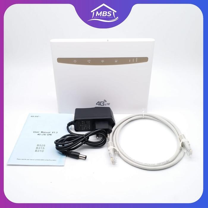 Router 4G LTE E B315 Unlock All Operator Free 2 Antena Wifi 300Mbps - B315