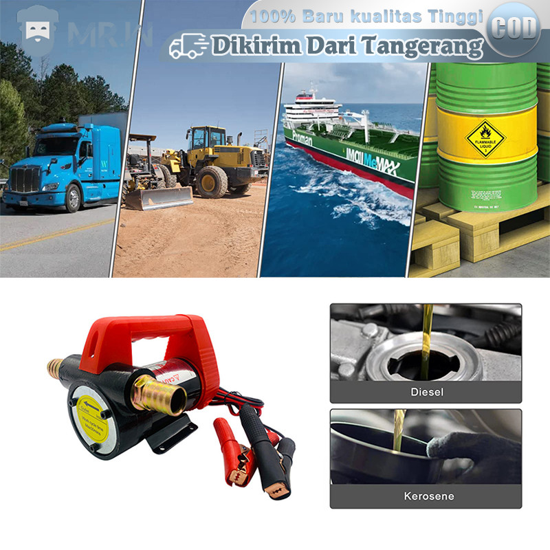 Pompa Minyak Solar Listrik Pompa Dc 12v Pompa Bensin Elektrik Pompa Sedot Oli Elektrik Pompa Elektri