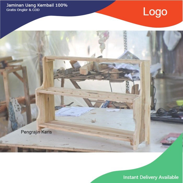 jagrak keris isi 20 minimalis termurah kualitas jati asli temuan 68 WA13