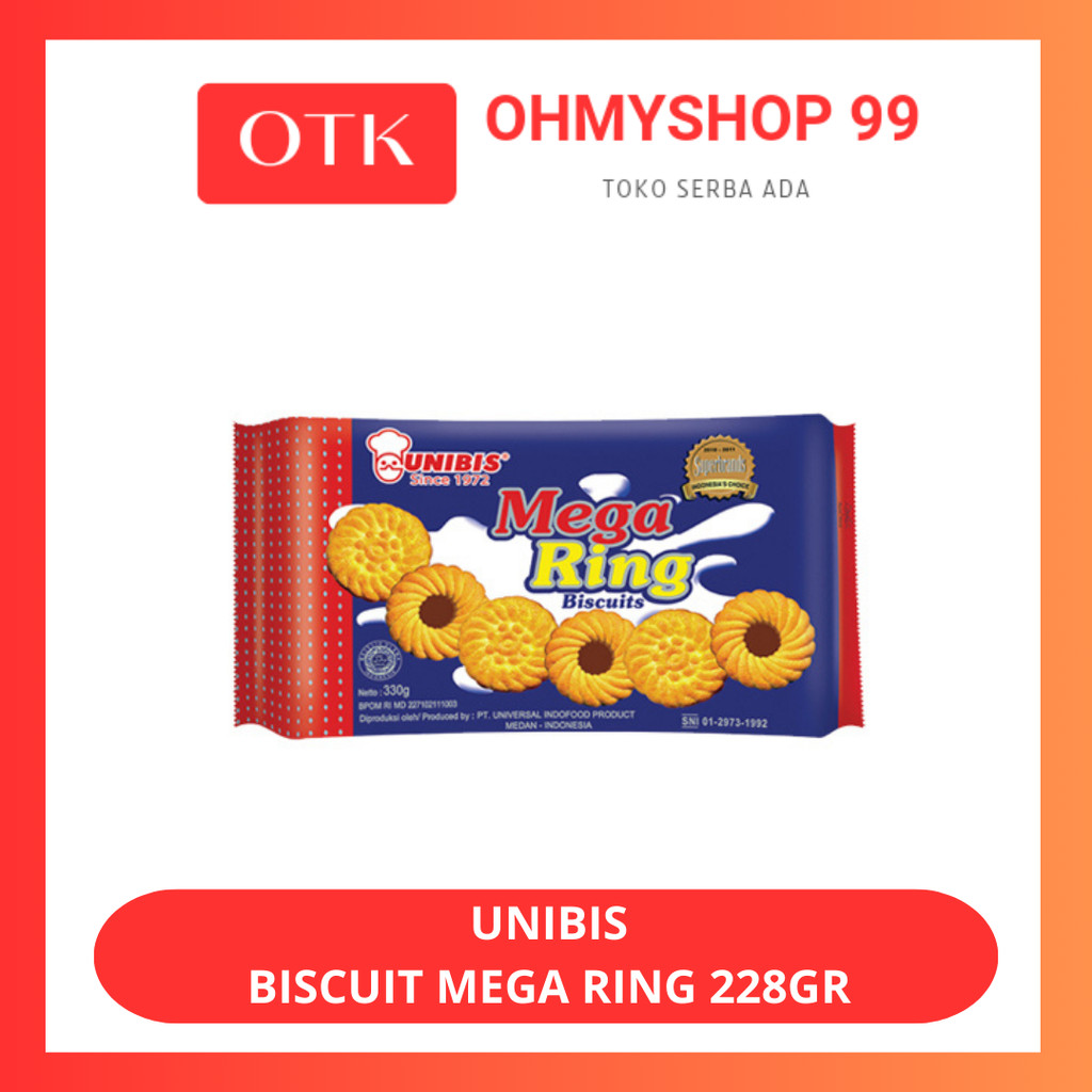 

UNIBIS Biskuit Mega Ring Chocolate 228gr