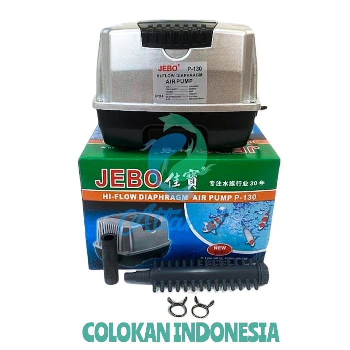 Jebo P 130 Pompa Udara Aerator Aquarium Kolam Jebo P130 ORIGINAL JEBO