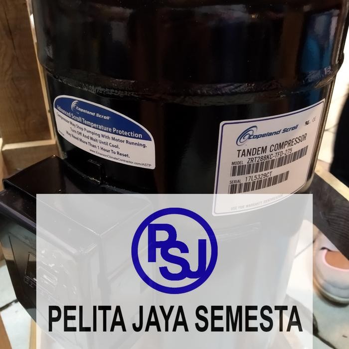 Kompresor AC Copeland ZRT288KC-TFD-275 / Compressor Copeland ZRT288KC TANDEM SIGLAS SCROLL COMPRESSO