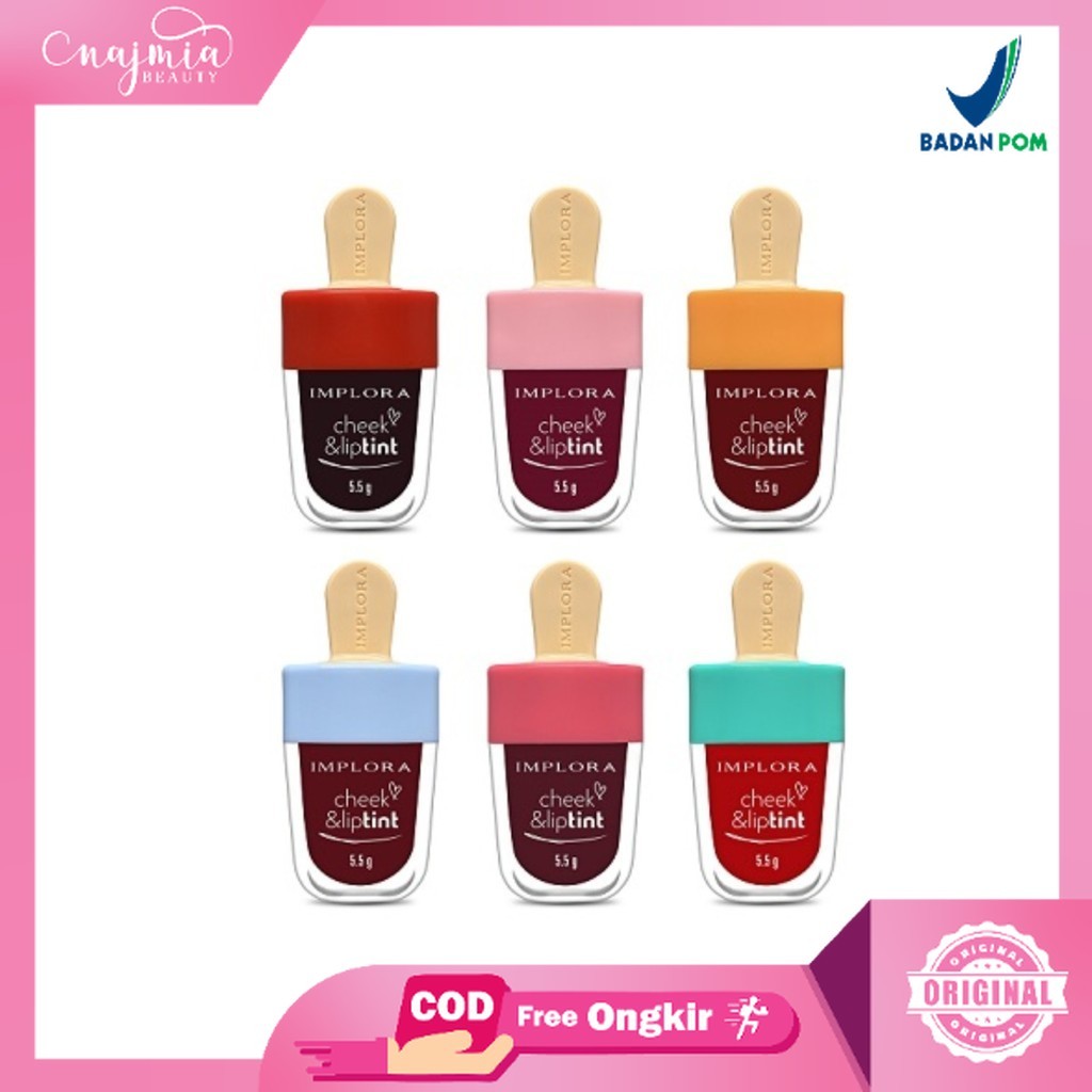 Najmia - Implora Lip tint origional/Implora murah/implora harga grosir/original implora