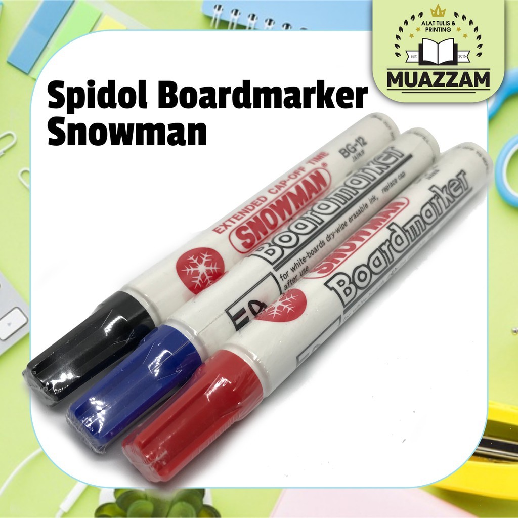 

Snowman Spidol White Board Boardmarker BG-12