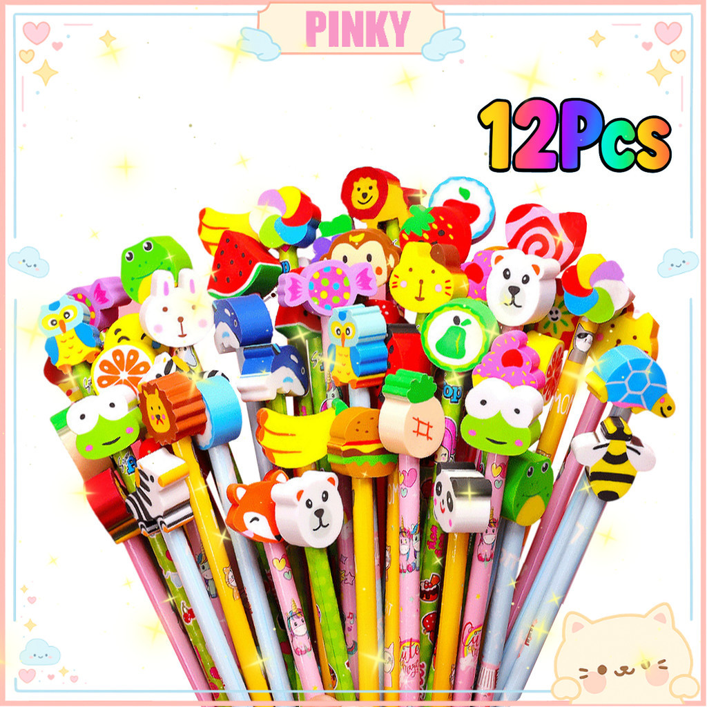 

COD 1 LUSIN PENSIL MOTIF + PENGHAPUS / PENCIL TULIS MOTIF / PENSIL TULIS MURAH