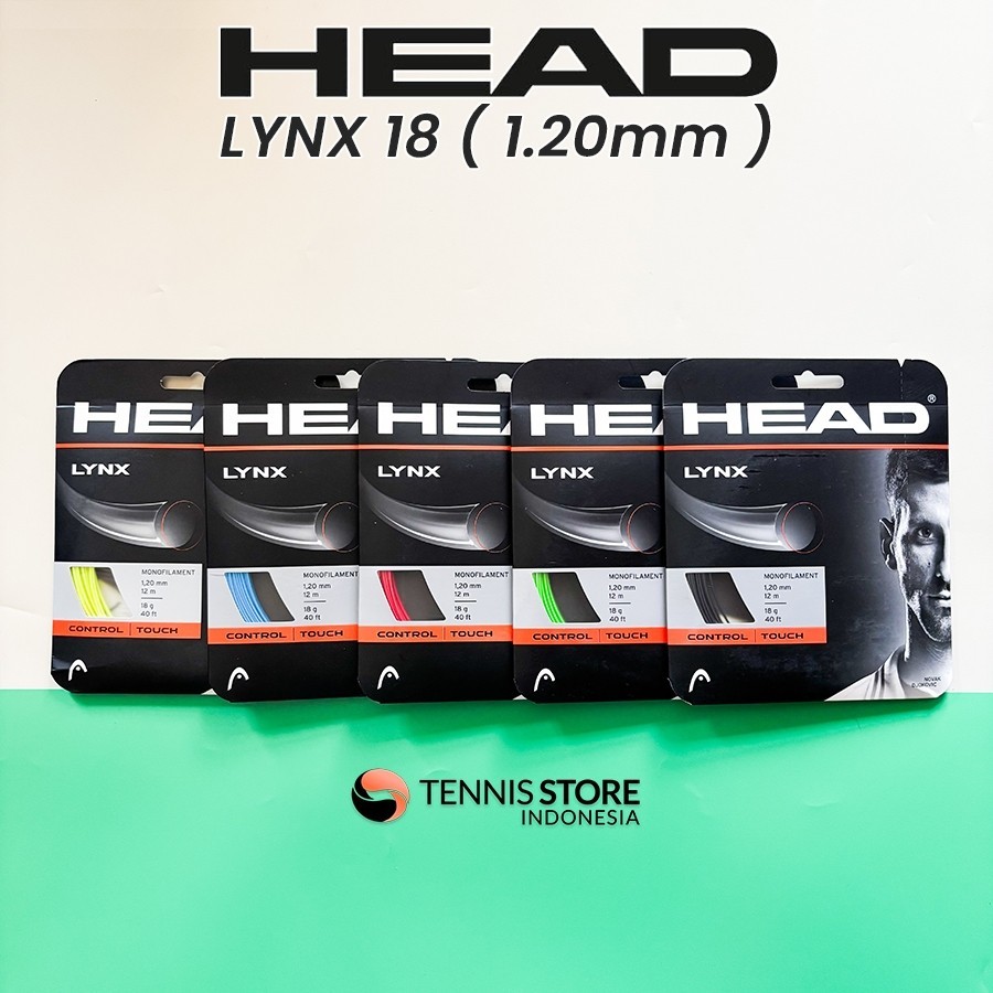 Senar Raket Tenis Head Lynx 18 / 1.20mm Tennis StringCO