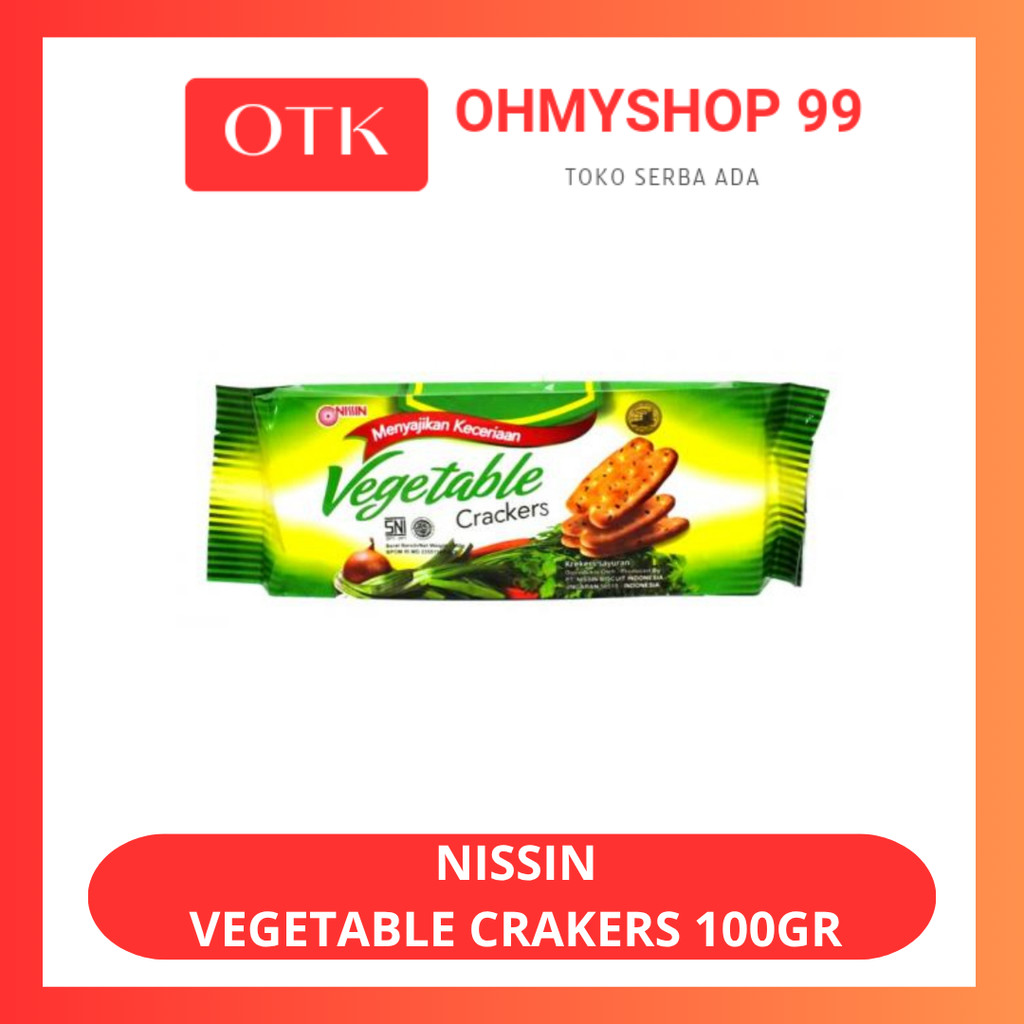 

NISSIN Vegetables Crakers Biskuit 160gr