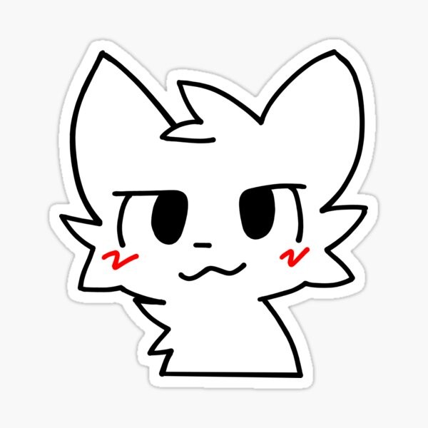 

Blushing Cat 5PCS Stickers for Bumper Home Living Room Room Decor Car Cute Funny Luggage Cartoon Kid Laptop Wall Water Bottles