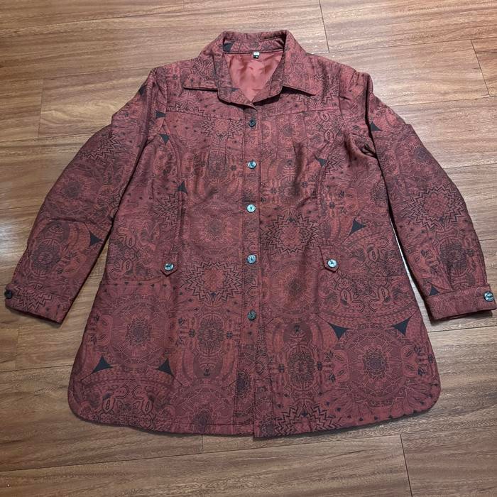 Jaket Outer Motif Bandana Red - Size M