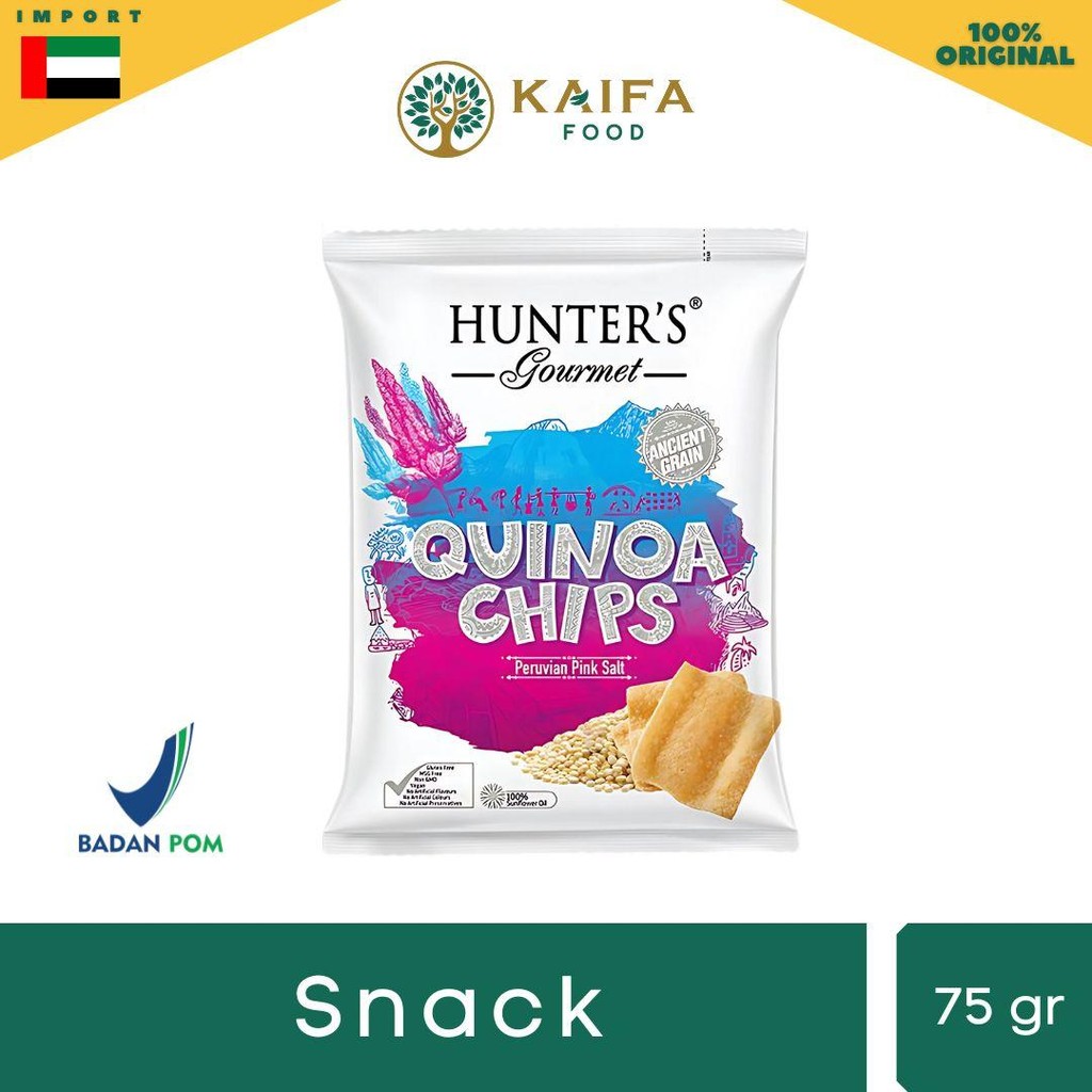 

Hunter's Quinoa Chips - Keripik Biji Quinoa dengan berbagai varian rasa