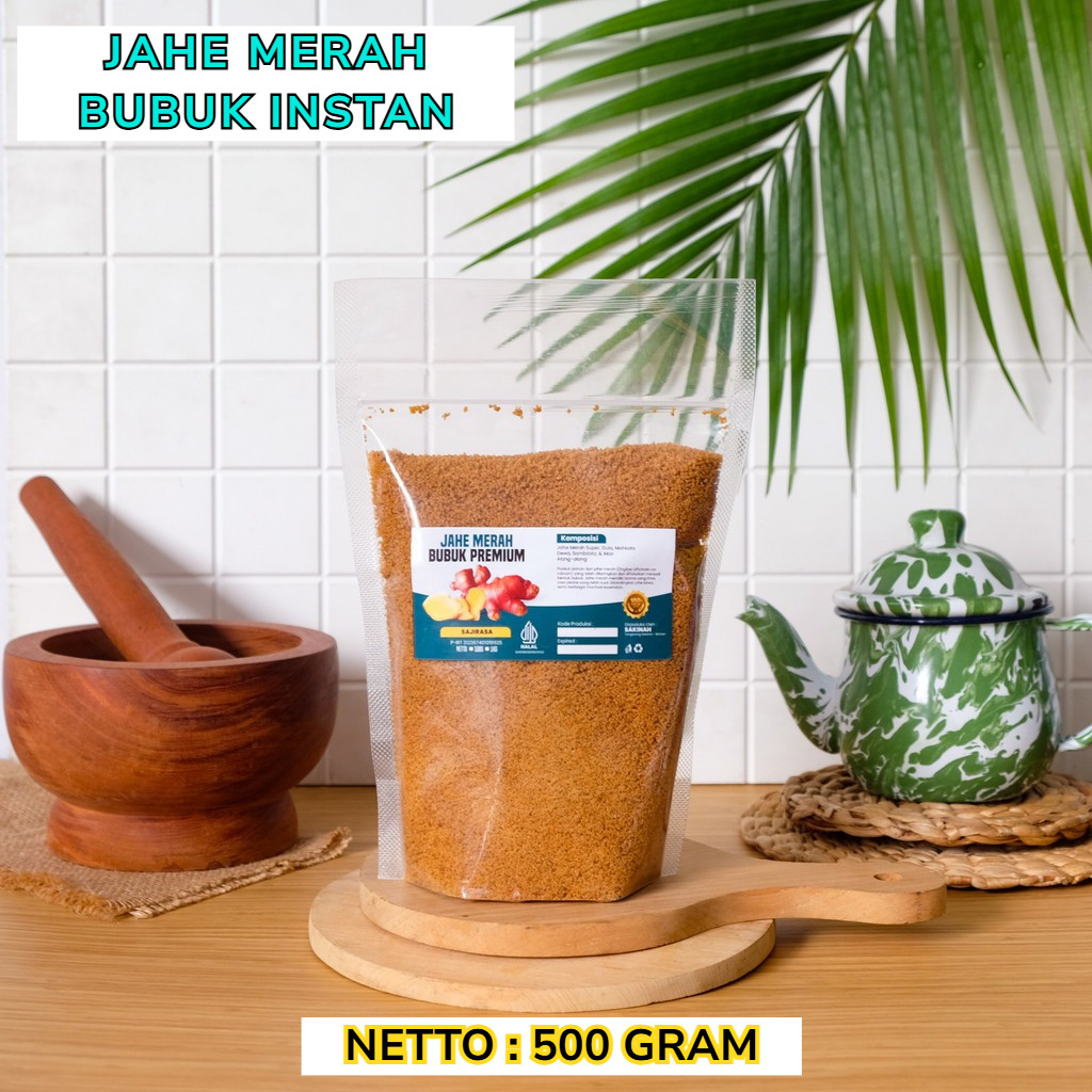 

Jahe Merah Bubuk 500Gram / Jahe Merah Bubuk Instant / Bubuk Jahe Merah